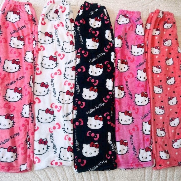 Hello kitty,pajama pants! 5 different colors petite small. - Picture 1 of 1
